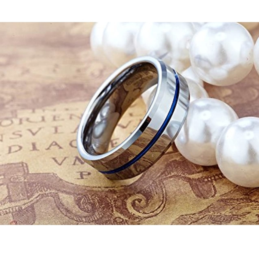 Tungsten Carbide Ring 8mm Size 5